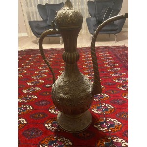 19. Yüzyıl Osmanlı Nadir Antika Bakır İbrik